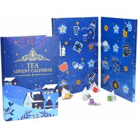Tee Buch Adventskalender 2025 groß - 35 x 24 cm - Weihnachten Advent Kalender Probier Set Geschenkidee von SPETEBO