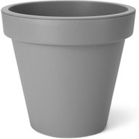 Spetebo - xs Kunststoff Pflanzkübel klein - 25 cm/grau - Blumenkübel rund für Außen und Innen - Pflanztopf Blumentopf Pflanzgefäß Übertopf Spetebo - xs Kunststoff Pflanzkübel klein - 25 cm/grau - Blumenkübel rund für Außen und Innen - Pflanztopf Blumentopf Pflanzgefäß Übertopf von SPETEBO
