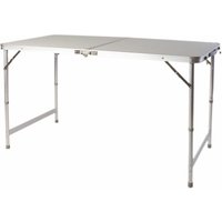 Spetebo - xxl Alu Klapptisch höhenverstellbar - 120 x 60 cm - Campingtisch Garten Tisch von SPETEBO