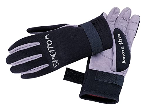 SPETTON GUP36-M S-400 Amara 1,5 mm Handschuhe, schwarz, mittel von SPETTON