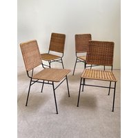 Vintage Mid Century Korb Stühle Von Herta Maria Witzemann - 1960 Vintage Mid Century Korb Stühle Von Herta Maria Witzemann - 1960 von SPEZIFIKUM