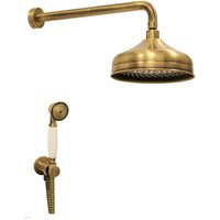 Sphera Docce E Accessori - Retro-Duschkopf und Duscharm-Set in antiker Bronzefarbe Sphera K43735522AOA Bronze von SPHERA DOCCE E ACCESSORI