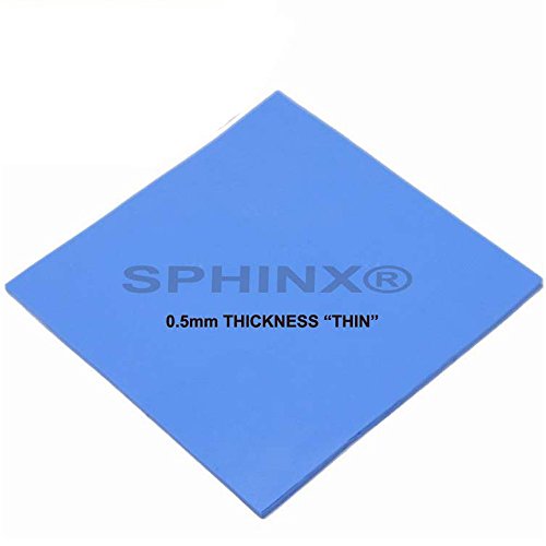 SPHINX® Wärmeleitendes Silikon-Pad für GPU CPU PS3 PS2 XBOX Kühlkörper Kühlkörper Kühlkörper Kühlkörper Kühlkörper Kühlkörper Kühlkörper Kühlkörper Kühlung Wärmeleitfähig für TV Boards und jede geeignete Elektronik. von SPHINX