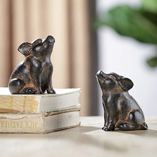 SPI Home Minimals Gusseisen, 2 Stück One Size Schwein - 2er-Set von SPI