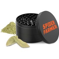 Spider Farmer - 3-lagige Kräuter-Gewürzmühle, Tabak-Crusher, Rauchmühle, Müller von SPIDER FARMER
