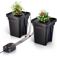 Spider Farmer 7 Gallonen DWC Hydrokultursystem Grow Kit + Luftpumpe mit 2 Eimern Spider Farmer 7 Gallonen DWC Hydrokultursystem Grow Kit + Luftpumpe mit 2 Eimern von SPIDER FARMER