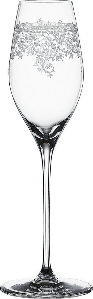 SPIEGELAU Champagnerglas Arabesque, Kristallglas, 300 ml, 6-teilig, Made in Europe von SPIEGELAU