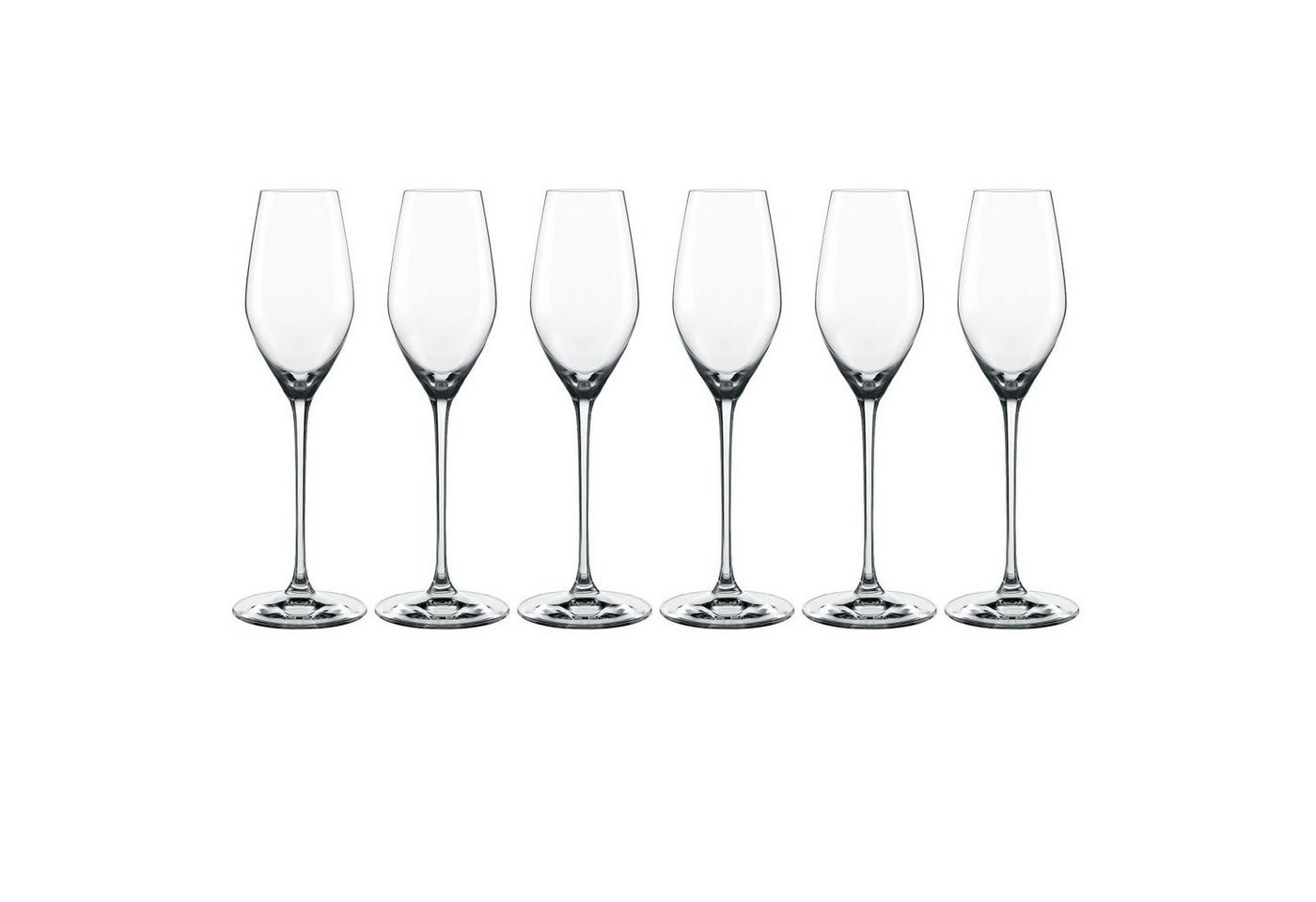 SPIEGELAU Champagnerglas Topline 6er Set, Kristallglas von SPIEGELAU