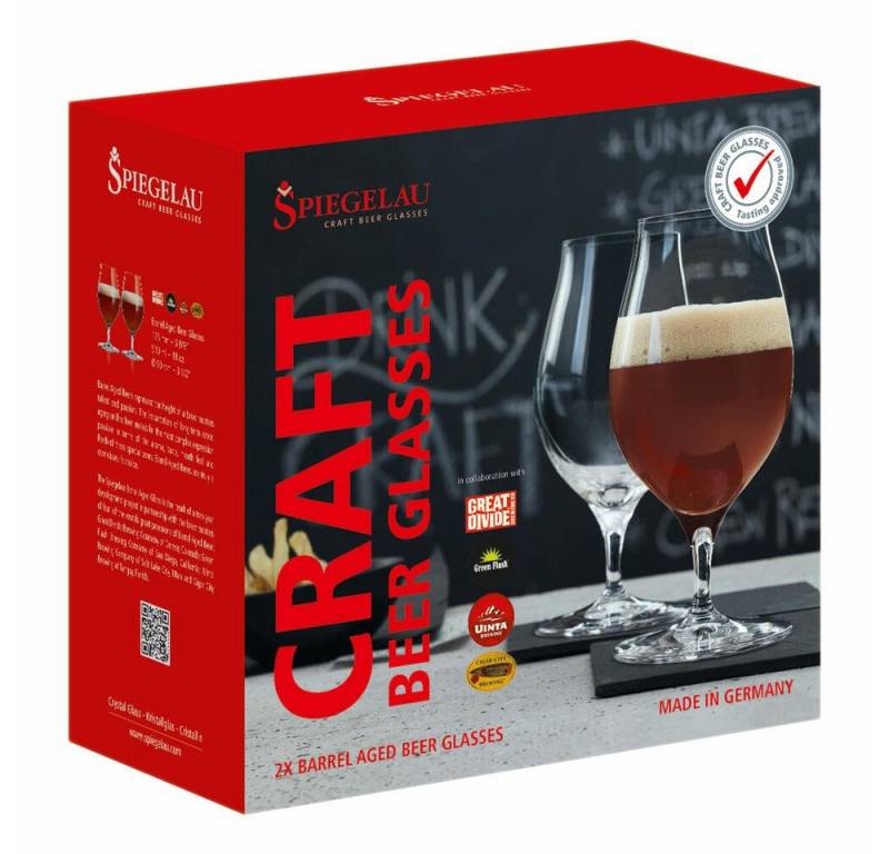 SPIEGELAU Gläser-Set Craft Beer Glasses Barrel Aged Beer 2er Set 500 ml, Kristallglas von SPIEGELAU