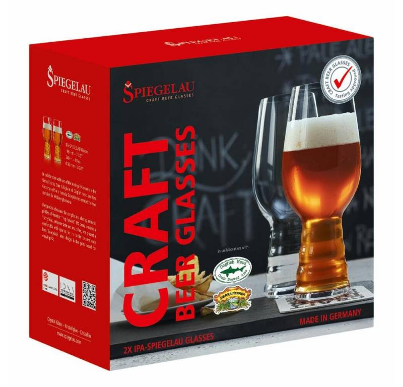 SPIEGELAU Gläser-Set Craft Beer Glasses IPA 2er Set 540 ml, Kristallglas von SPIEGELAU