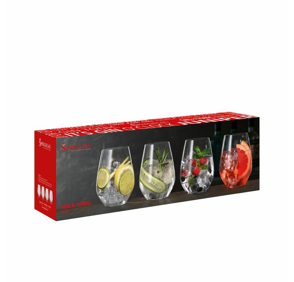SPIEGELAU Gläser-Set Gin & Tonic Set 4-tlg., Kristallglas, Made in Germany von SPIEGELAU