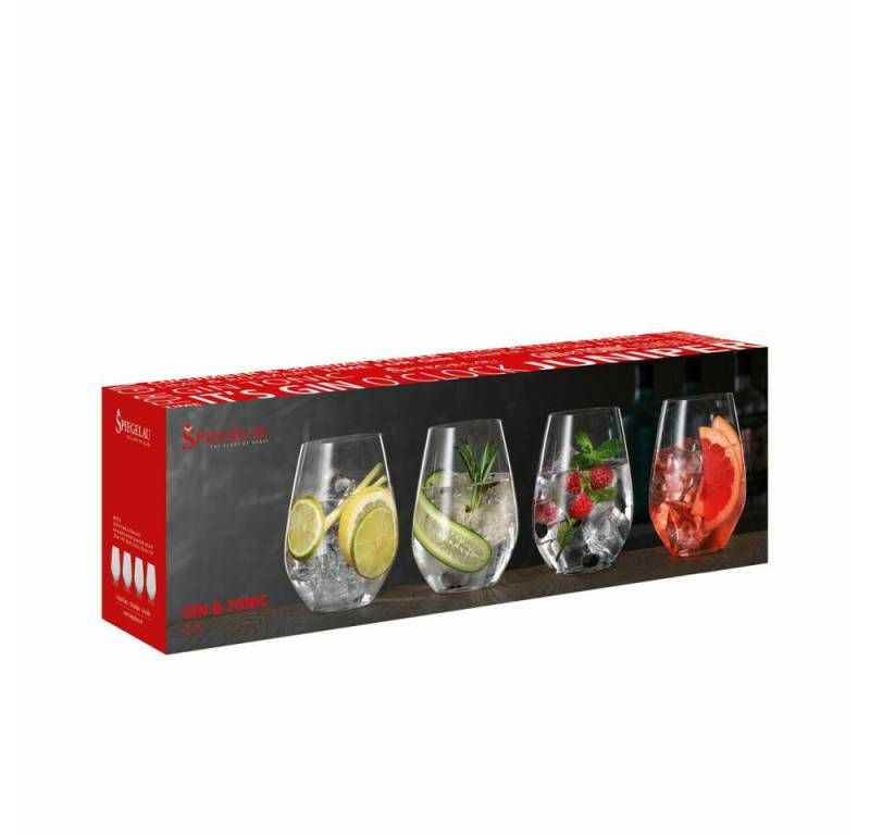 SPIEGELAU Gläser-Set Gin & Tonic Set 4-tlg., Kristallglas, Made in Germany von SPIEGELAU