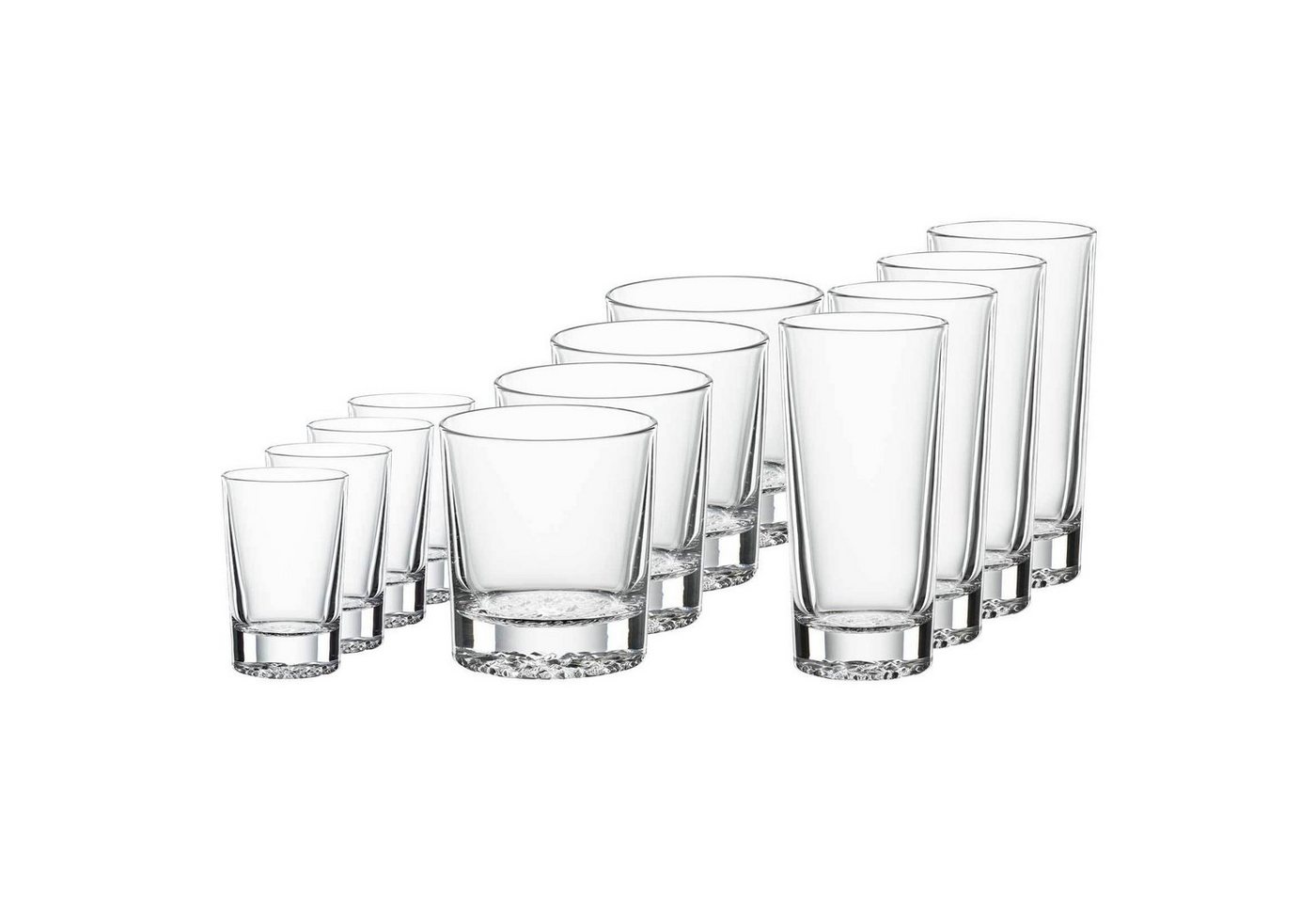 SPIEGELAU Gläser-Set Lounge 2.0 Bar Gläserset 12er Set, Glas von SPIEGELAU