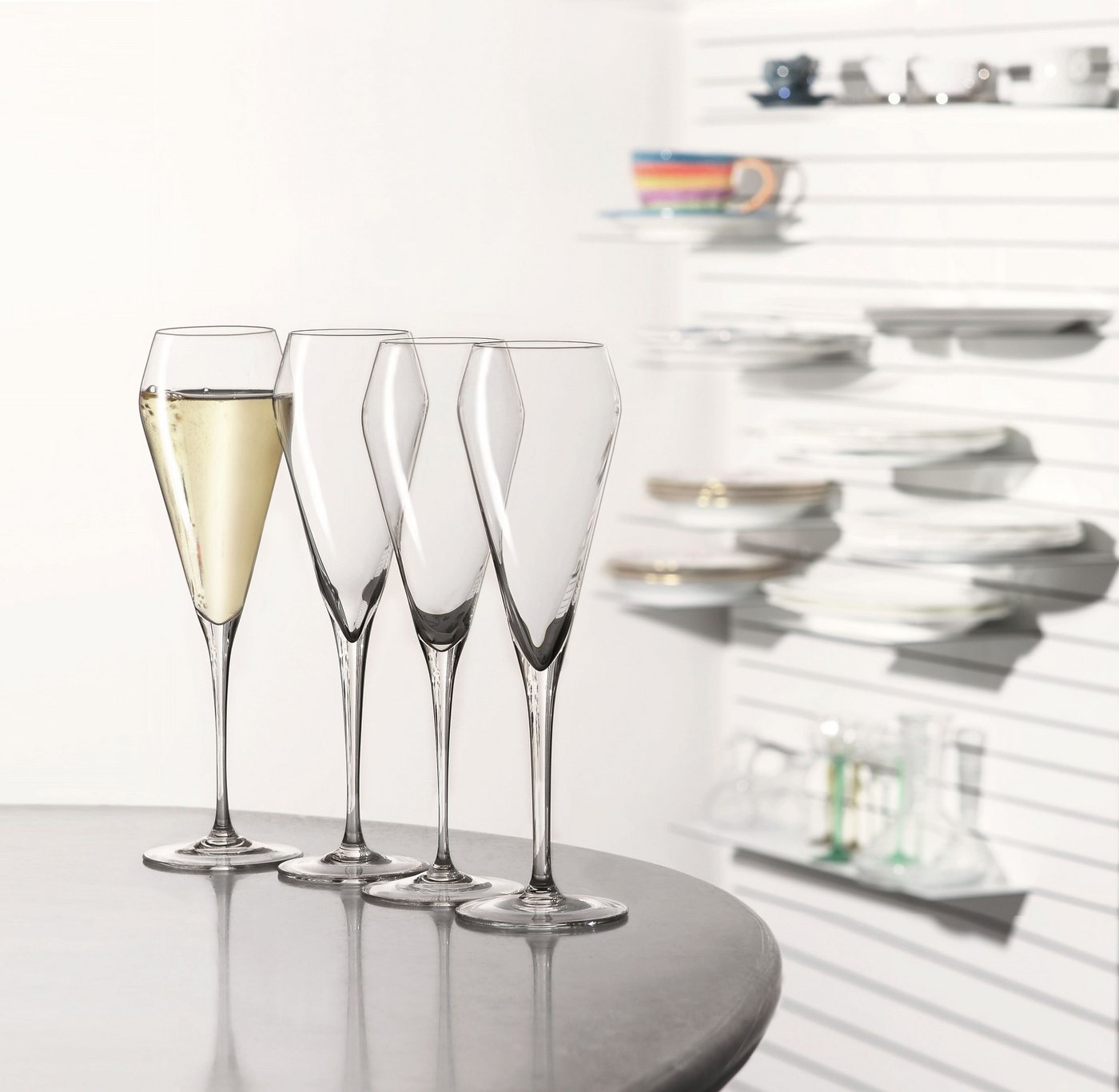 SPIEGELAU Glas 4x Spiegelau Willsberger Anniversary Champagner 4tlg., Kristallglas von SPIEGELAU