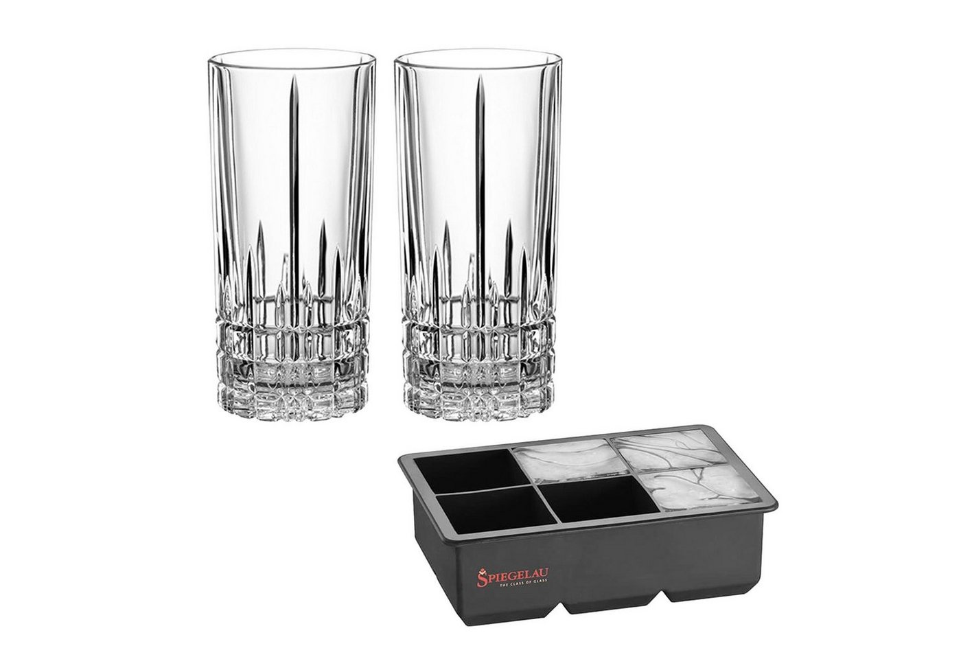 SPIEGELAU Glas Perfect Ice Cube Set, Kristallglas SPIEGELAU Glas Perfect Ice Cube Set, Kristallglas von SPIEGELAU