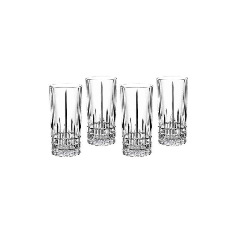 SPIEGELAU Longdrinkglas Spiegelau Perfect Serve Longdrink 4erSet, Glas von SPIEGELAU