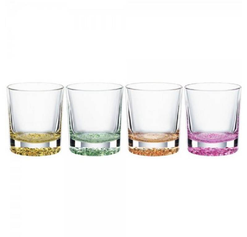 SPIEGELAU Schnapsglas Whisky-Gläser-Set Lounge 2.0 Colors (4-teilig) von SPIEGELAU