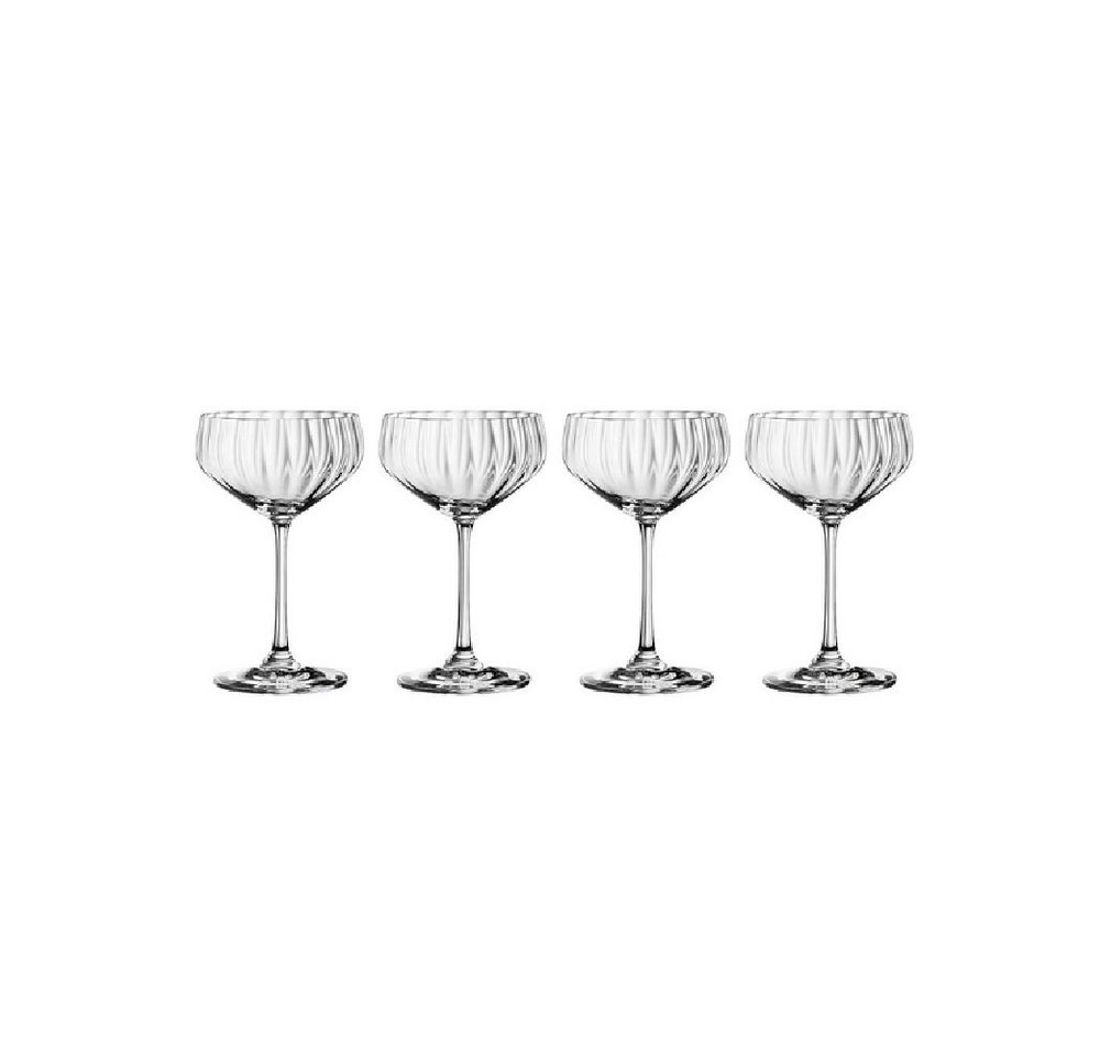 SPIEGELAU Sektglas Spiegelau Lifestyle Coupette 310 ml 4er Set, Kristallglas von SPIEGELAU