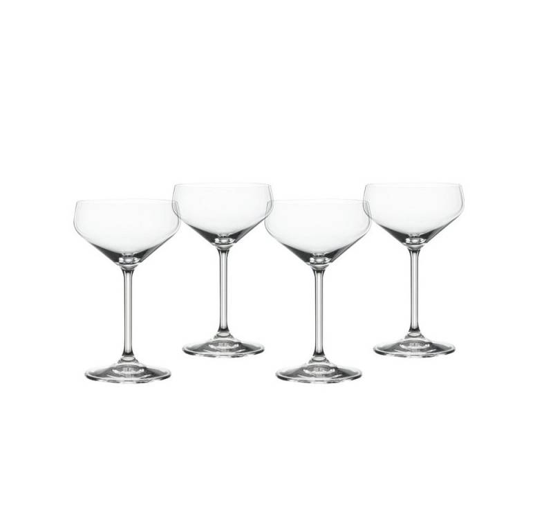 SPIEGELAU Sektglas Spiegelau Style Champagnerschale/Coupette 290 ml 4er Set, Kristallglas von SPIEGELAU