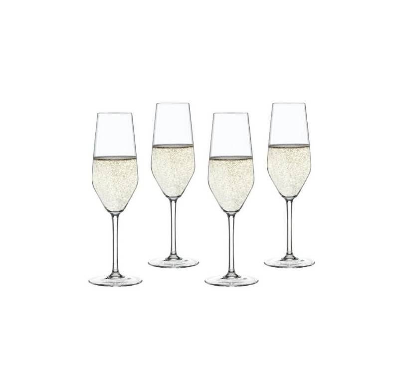 SPIEGELAU Sektglas Spiegelau Style Champgnerflöte 240 ml 4er Set, Kristallglas von SPIEGELAU