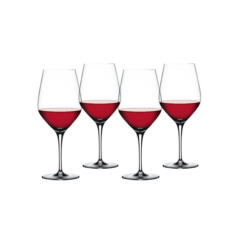 SPIEGELAU Weinglas Spiegelau Authentis Bordeaux (4er Set), Glas von SPIEGELAU