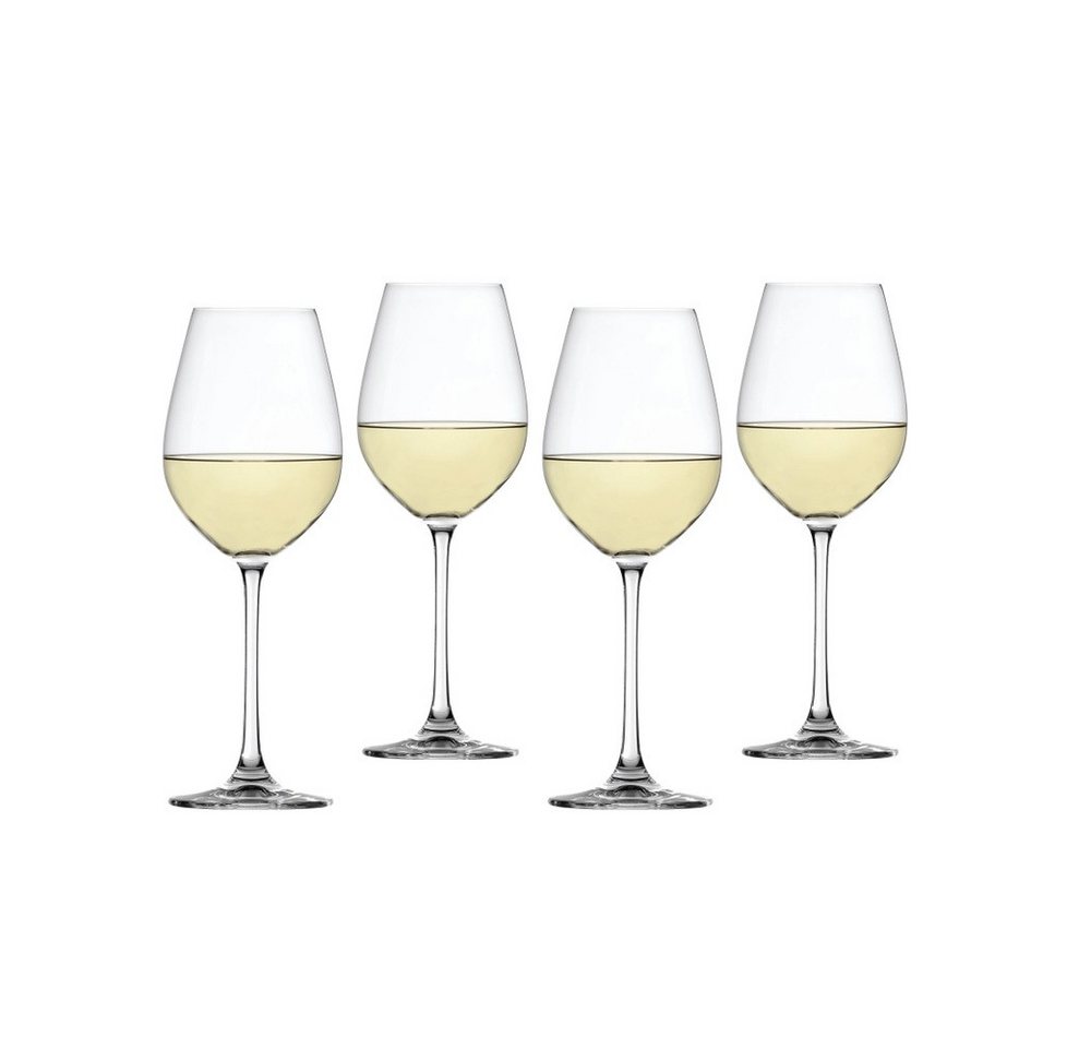 SPIEGELAU Weinglas Spiegelau Salute Weißweinglas 4er Set 465 ml 4720172, Kristallglas von SPIEGELAU