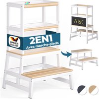 Spielwerk® Sandkasten verschiedene Größen Sonnendach UV-Schutz 50+ Sandbox Abdeckung Kinder Outdoor Sandkiste Imprägniert Sand Garten Holz Bodenvlies von SPIELWERK