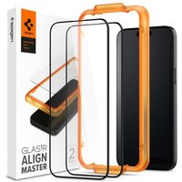 ALM Glass FC Panzerglas für iPhone 15 Pro Max schwarz - 2er SET ALM Glass FC Panzerglas für iPhone 15 Pro Max schwarz - 2er SET von SPIGEN