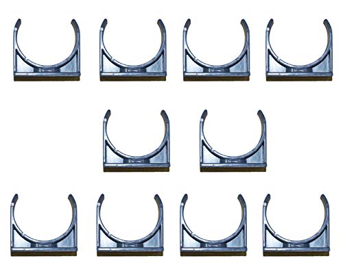 SPIRATO 10-er Pack PVC Rohrschelle - 50mm von SPIRATO