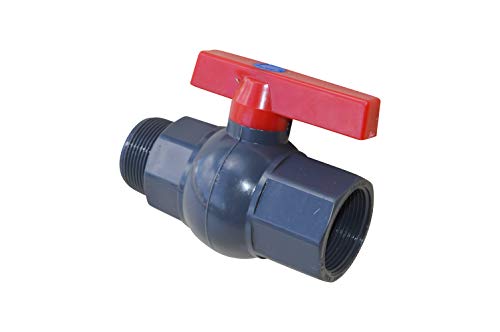 SPIRATO PVC Kugelhahn 6/4" Innengewinde x Außengewinde von SPIRATO