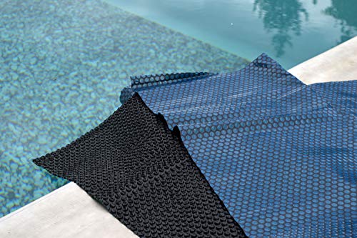 SPIRATO Solarnoppenfolie Blau/Schwarz Solarplane Pool Abdeckung 8 x 4m Rechteck von SPIRATO