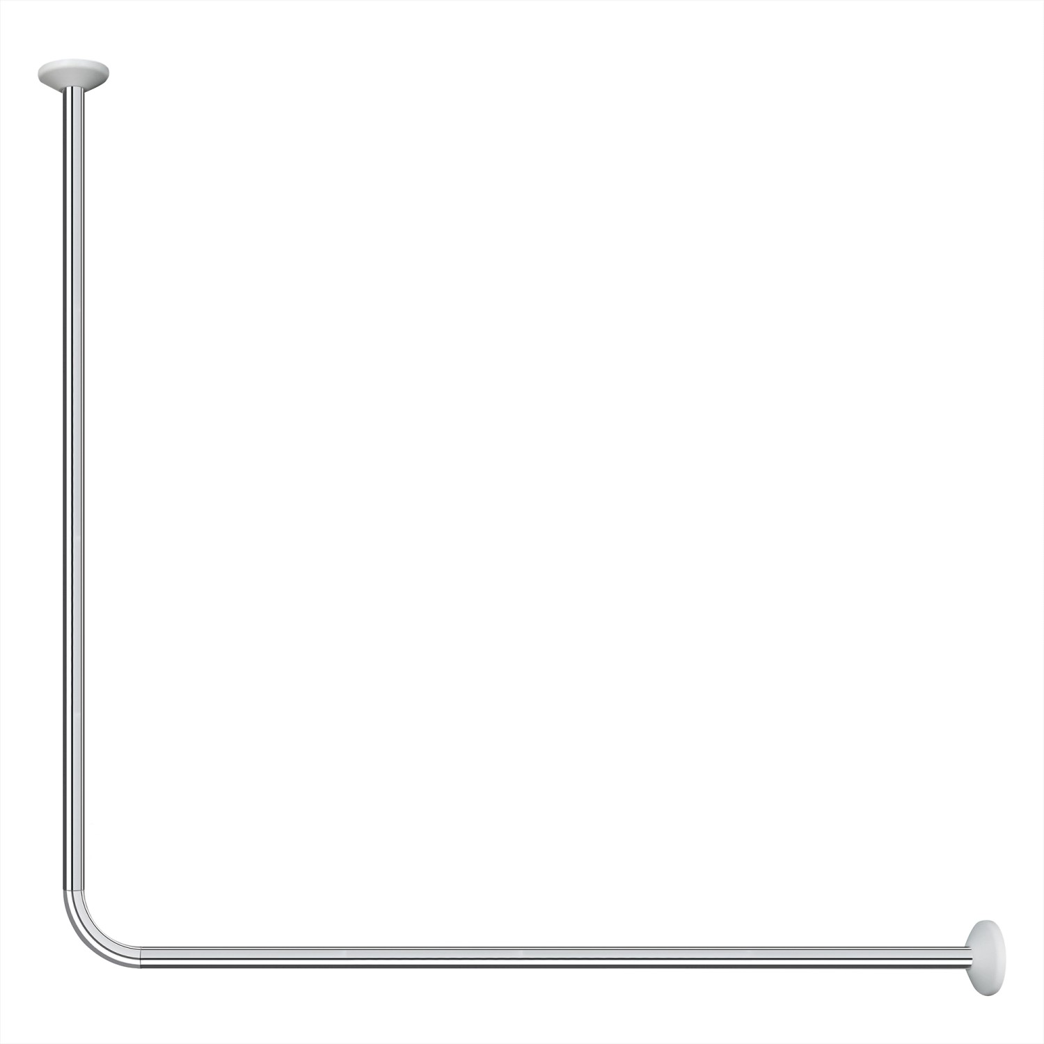 Spirella Duschstange Magic 80 cm x 80 cm Chrom von SPIRELLA