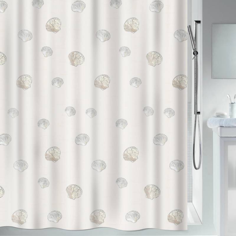 Spirella Duschvorhang Atlantis 120 cm x 200 cm Champagner von SPIRELLA