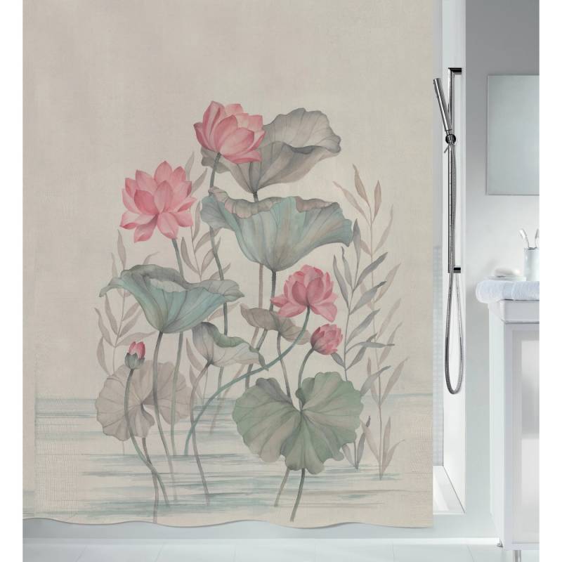 Spirella Duschvorhang Jaya 180 cm x 200 cm Mehrfarbig von SPIRELLA