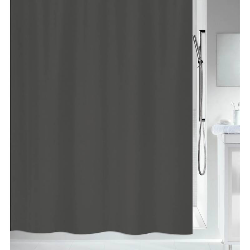 Spirella Duschvorhang Primo 120 cm x 200 cm Anthrazit von SPIRELLA
