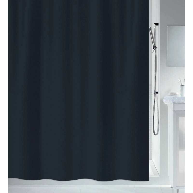 Spirella Duschvorhang Primo 120 cm x 200 cm Schwarz von SPIRELLA
