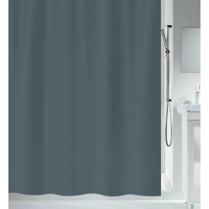 Spirella Duschvorhang Primo 180 cm x 200 cm Anthrazit von SPIRELLA