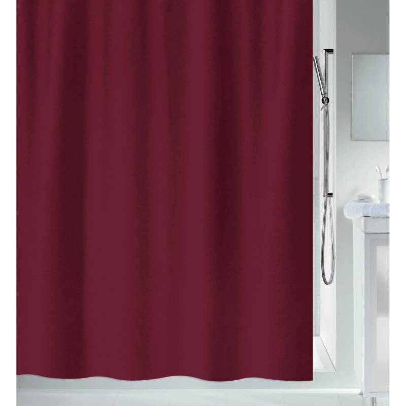 Spirella Duschvorhang Primo 240 cm x 180 cm Bordeaux von SPIRELLA