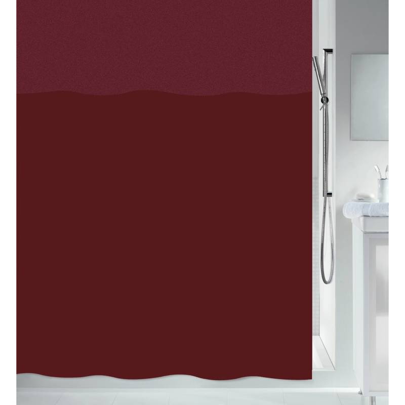 Spirella Duschvorhang Urbanko 120 cm x 200 cm Rot von SPIRELLA