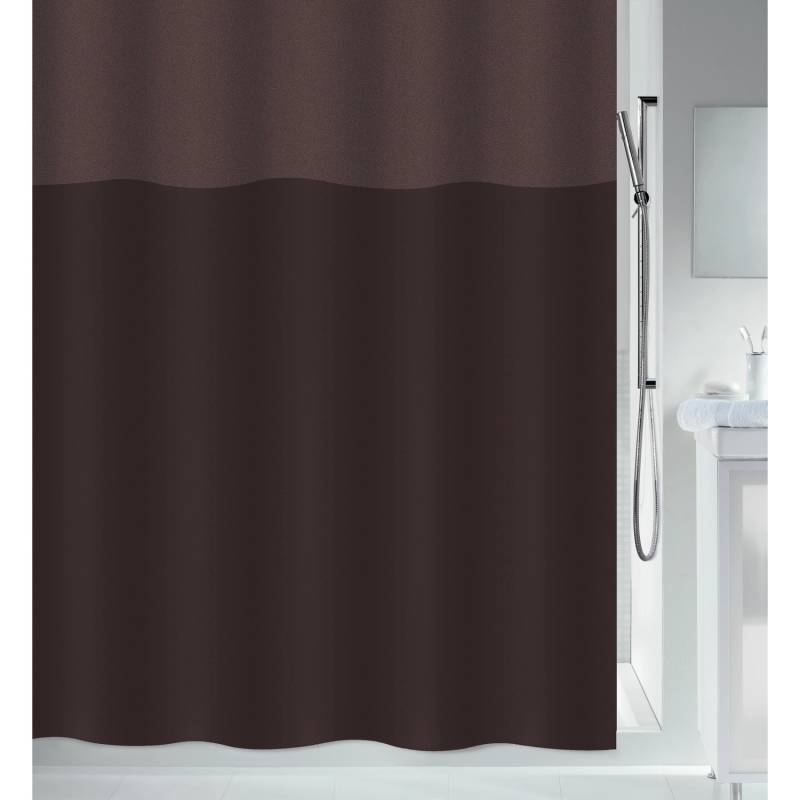 Spirella Duschvorhang Urbanko 180 cm x 180 cm Braun von SPIRELLA