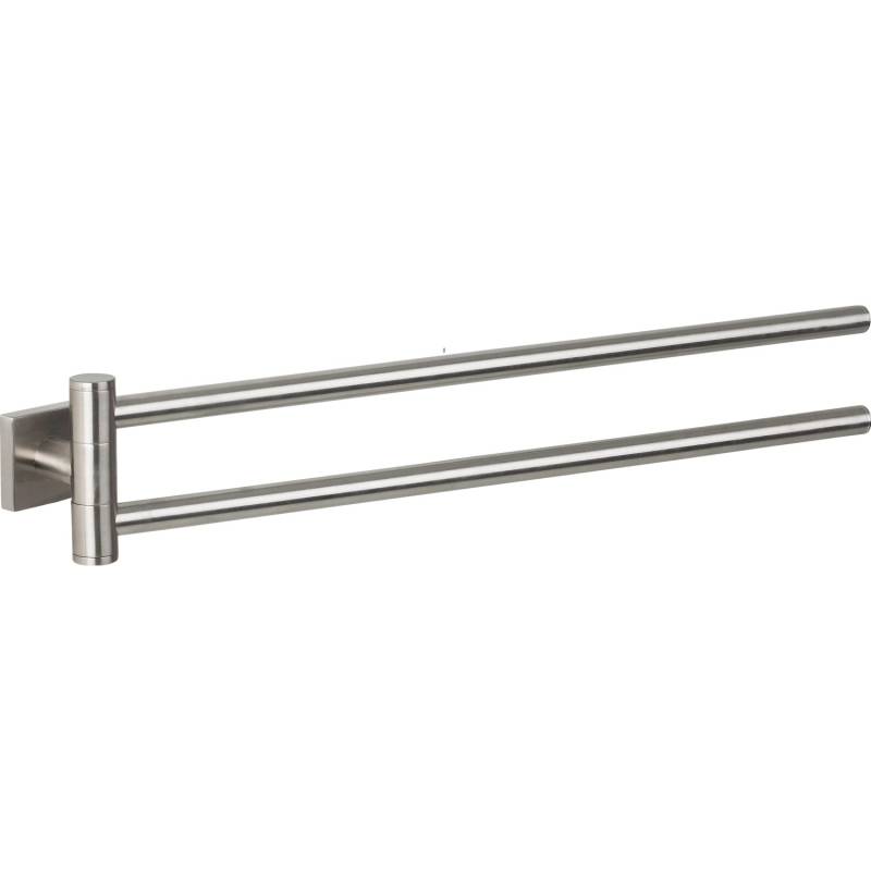 Spirella Handtuchhalter Nyo-Steel schwenkbar Edelstahl gebürstet 2-armig 50 cm Spirella Handtuchhalter Nyo-Steel schwenkbar Edelstahl gebürstet 2-armig 50 cm von SPIRELLA