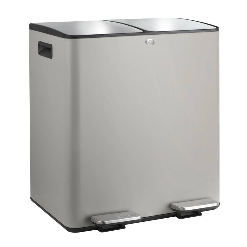 Spirella Kosmetikeimer Aliya 2 x 20 l Taupe Matt von SPIRELLA