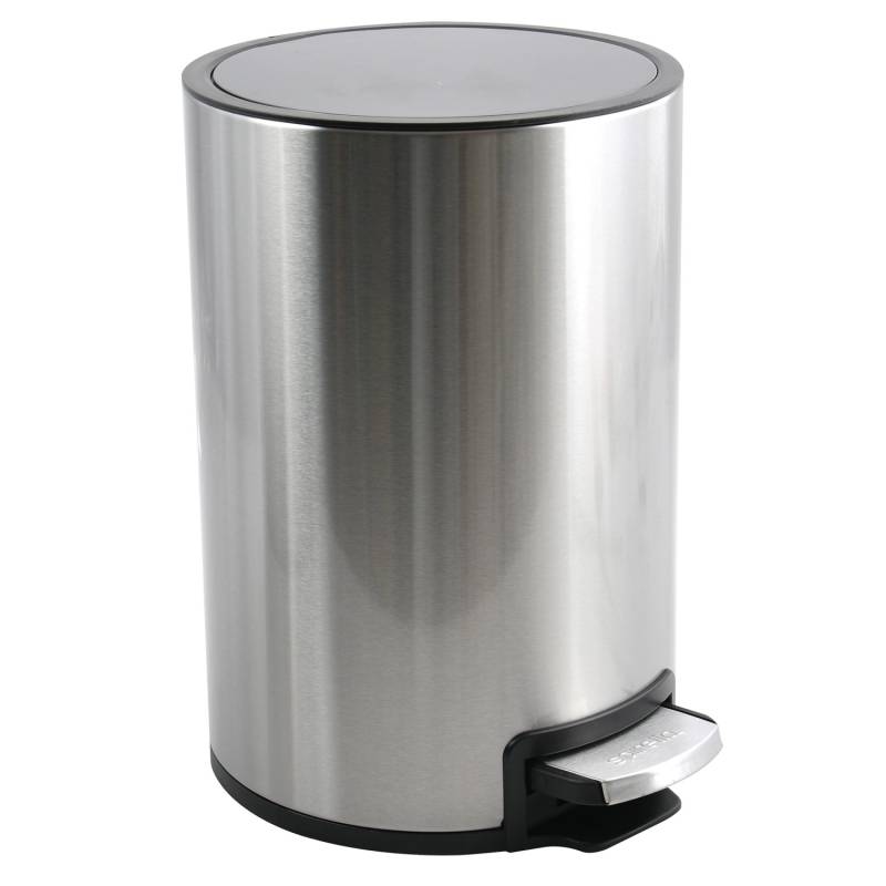 Spirella Kosmetikeimer Riku 5 l Silber von SPIRELLA