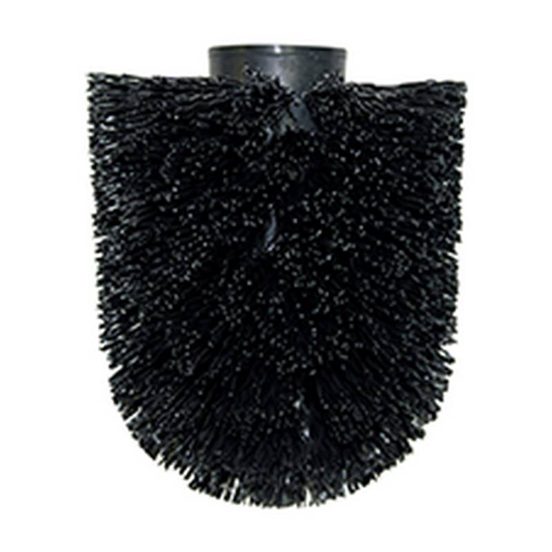 Spirella WC-Ersatzbürstenkopf schwarz Ø 80 mm von SPIRELLA