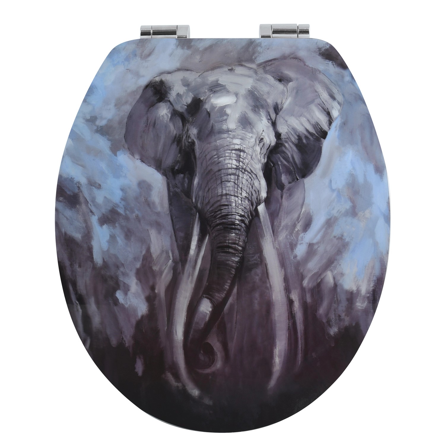 Spirella WC-Sitz Elephant MDF 37 cm x 43,5 cm Grau Spirella WC-Sitz Elephant MDF 37 cm x 43,5 cm Grau von SPIRELLA