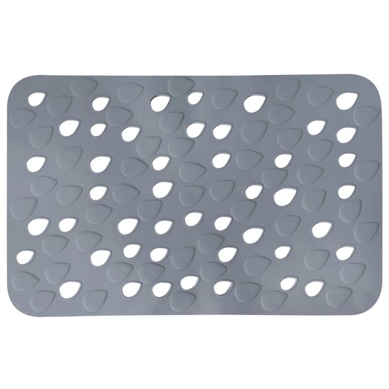 Spirella Wanneneinlage Drops 35 cm x 53 cm Grau von SPIRELLA