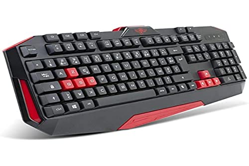 Spirit Of Gamer - PRO K3 Gamer Italienische Tastatur QWERTY Gaming und Büro - Rot und Schwarz - 26 Anti-Ghosting-Tasten - 4 programmierbare Makro-Tasten und Gaming-Tasten - PC / PS4 / Xbox ONE Spirit Of Gamer - PRO K3 Gamer Italienische Tastatur QWERTY Gaming und Büro - Rot und Schwarz - 26 Anti-Ghosting-Tasten - 4 programmierbare Makro-Tasten und Gaming-Tasten - PC / PS4 / Xbox ONE von SPIRIT OF GAMER