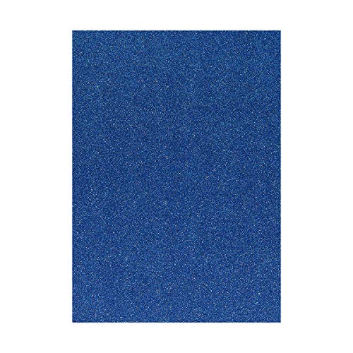 SPIRIT Moosgummi glitzer Selbstklebend 1/1, Blau von SPIRIT