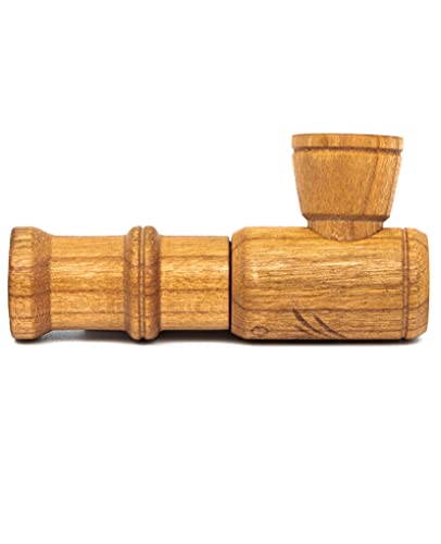 Calumet MIKRO Rocket Purpfeife (Kirsche Standard Mundstück), 100% Made in Germany, handgefertigte 100%. Holzpfeife inkl. Einhängesieb, Aktivkohlefilter & Metallbox von SPIRITPIPES BY CALUMET EST 2015