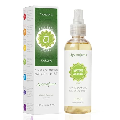 Aromafume Anahata – Love – Herzchakra, ausgleichender natürlicher Nebel, 100 ml, Reine Ölmischung mit natürlichen Inhaltsstoffen, ideal für Meditation, Yoga, Entspannung und Chakra-Ausrichtung von Aromafume